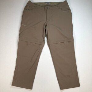 Marmot Pants Men's‎ 40x29 Beige Convertible Tapered Hiking Outdoor Shorts